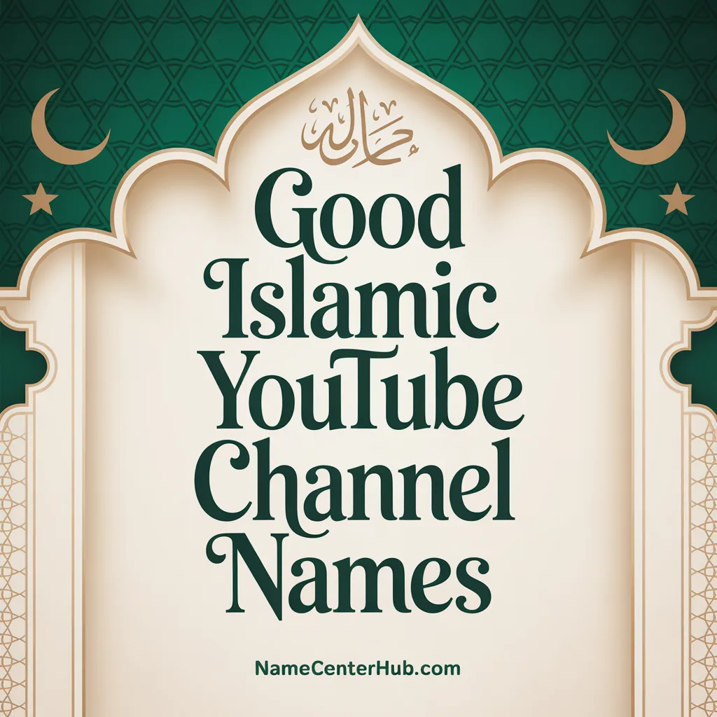 Good Islamic YouTube Channel Names