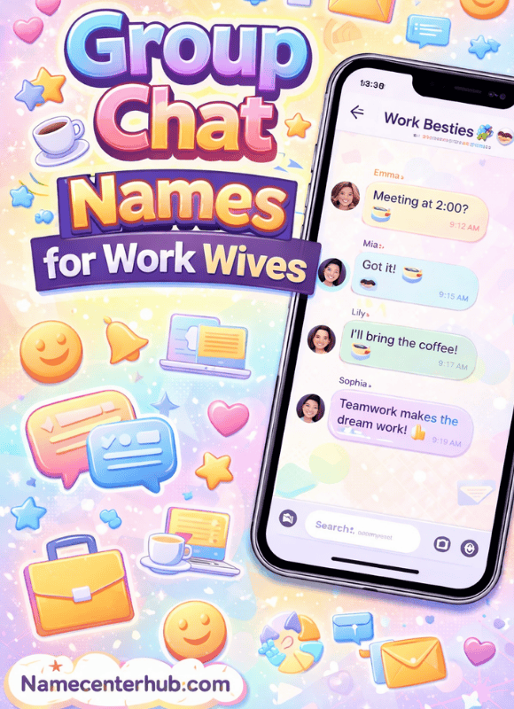 Group Chat Names for Work Wives