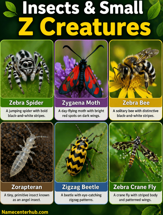 Animals That Start With Z