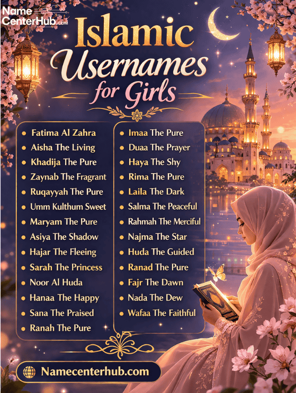 Islamic Usernames for Girls