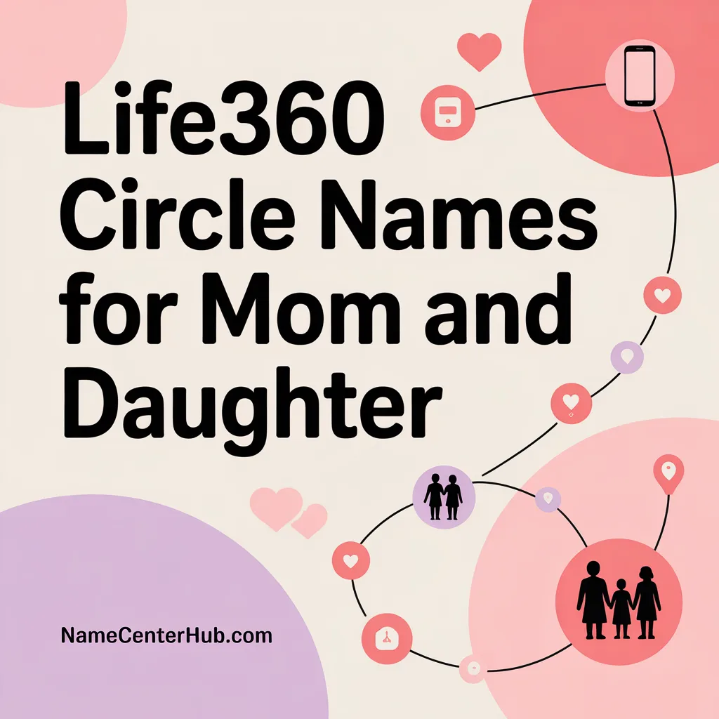 Life360 Circle Names for Mom and Daughter