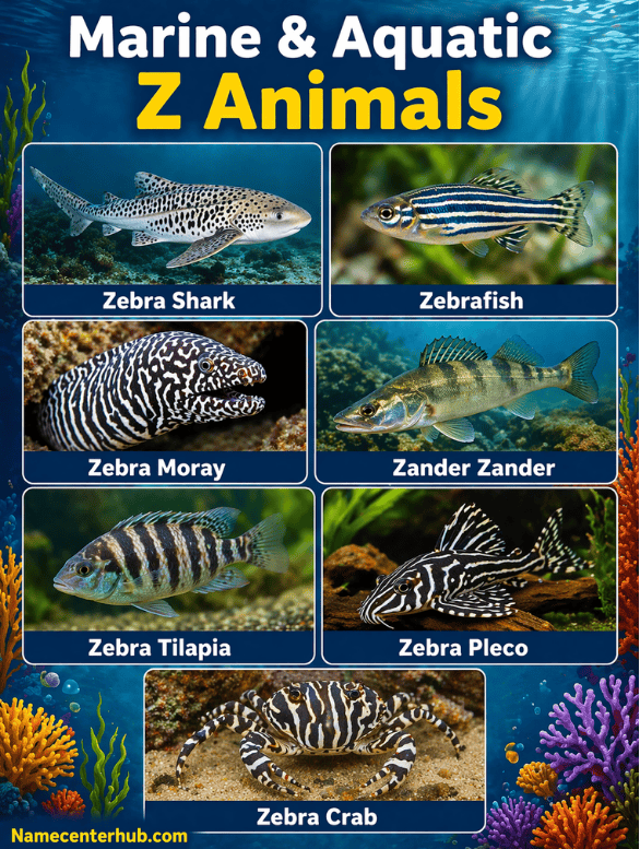 Animals That Start With Z