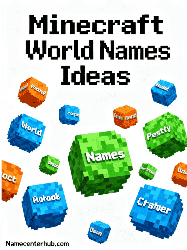Minecraft World Names Ideas