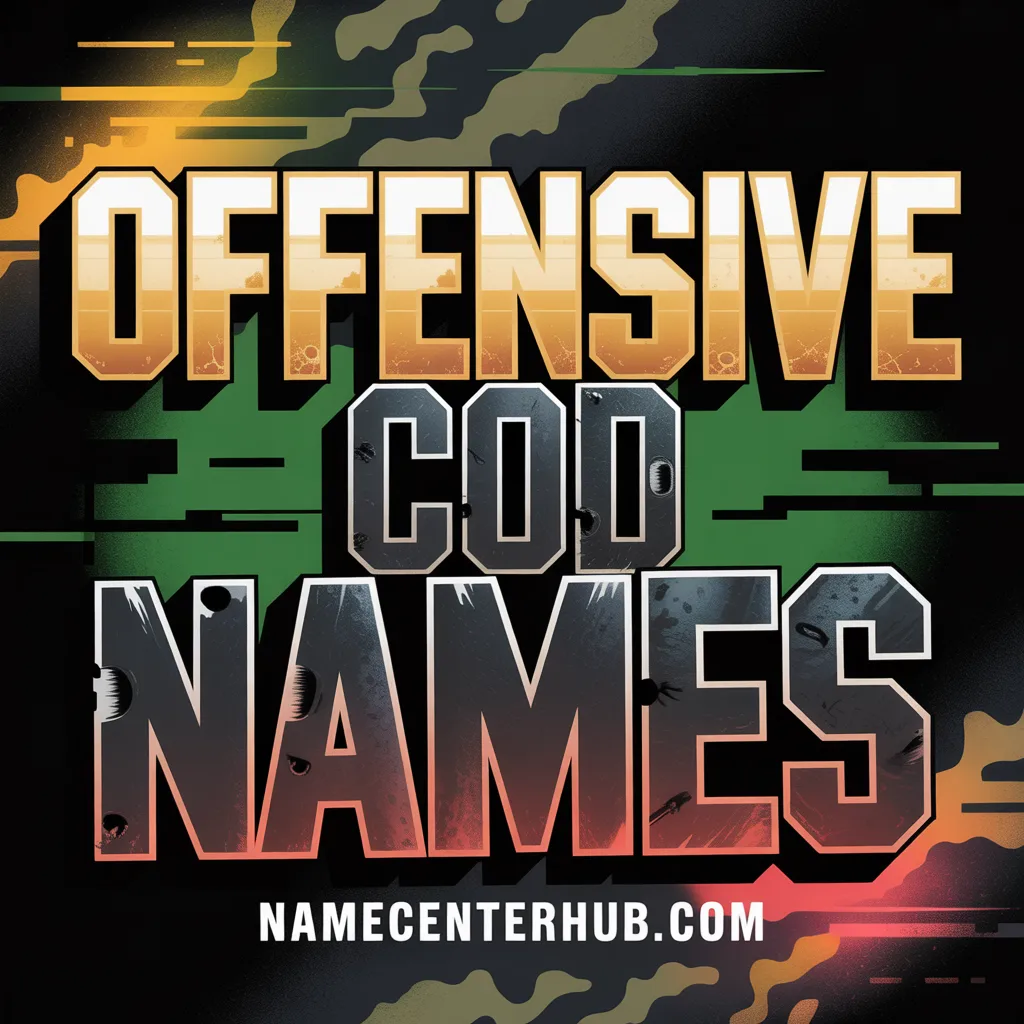 Offensive COD Names