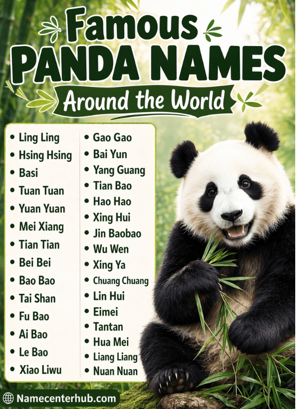 Panda Names Around the World