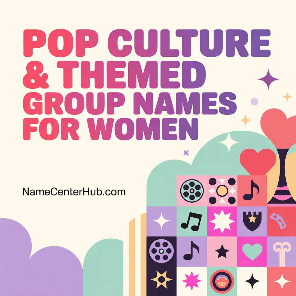 Pop Culture & Themed Group Names for Women