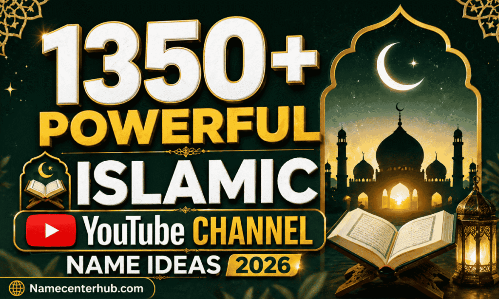 Powerful Islamic YouTube Channel Name