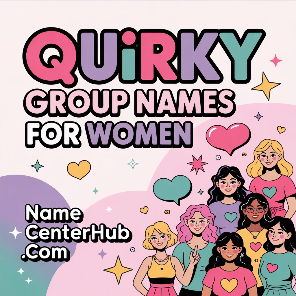 Quirky Group Names for Women