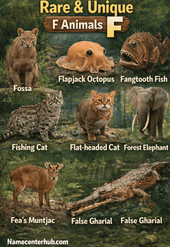 Rare & Unique F Animals