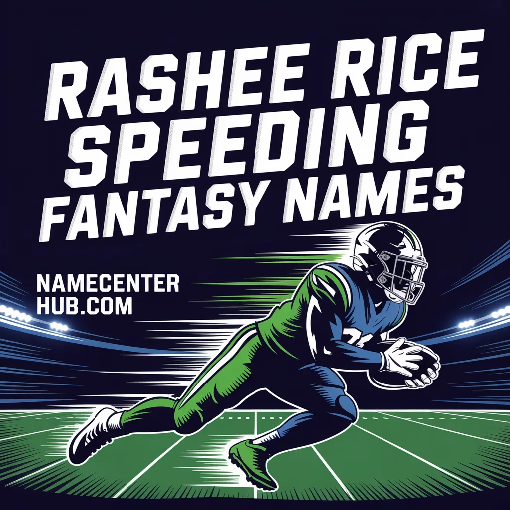 Rashee Rice Speeding Fantasy Names