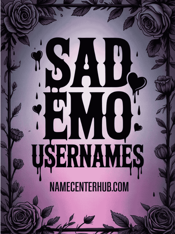 Sad Emo Usernames