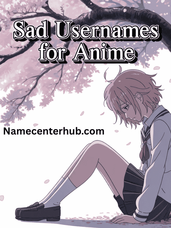 Sad Usernames for Anime