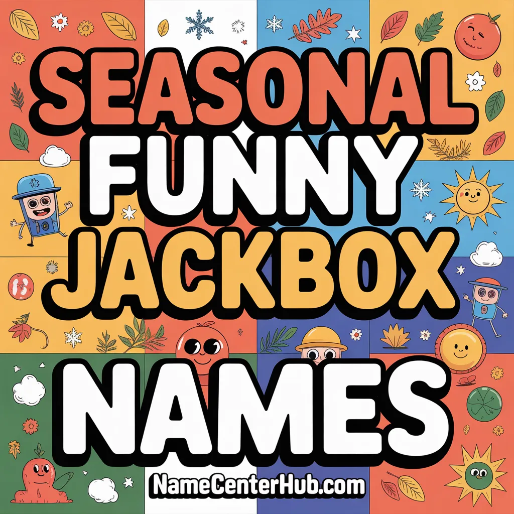 Seasonal Funny Jackbox Names