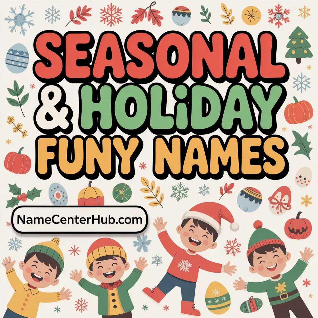 Seasonal & Holiday Funny Boy Names