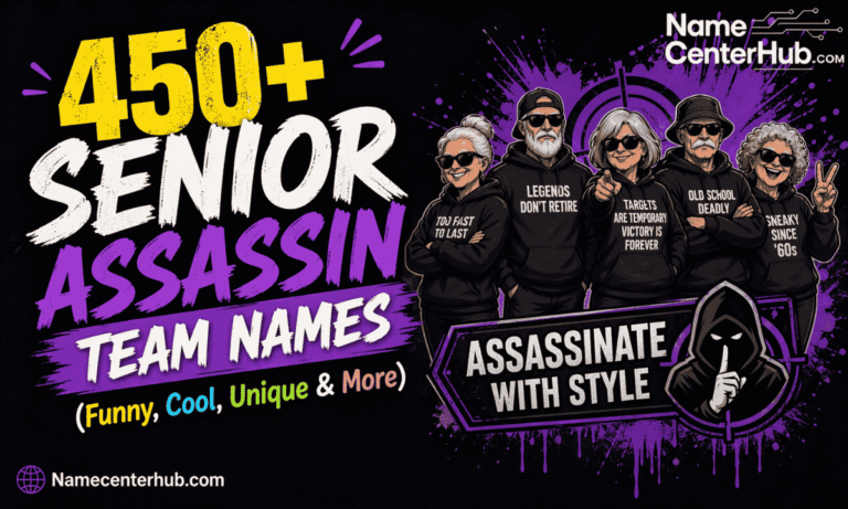 Senior Assassin Team Names