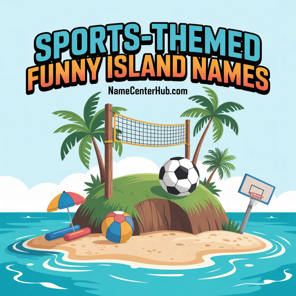 Sports-Themed Funny Island Names