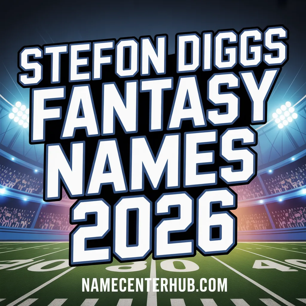 Stefon Diggs Fantasy Names 2026