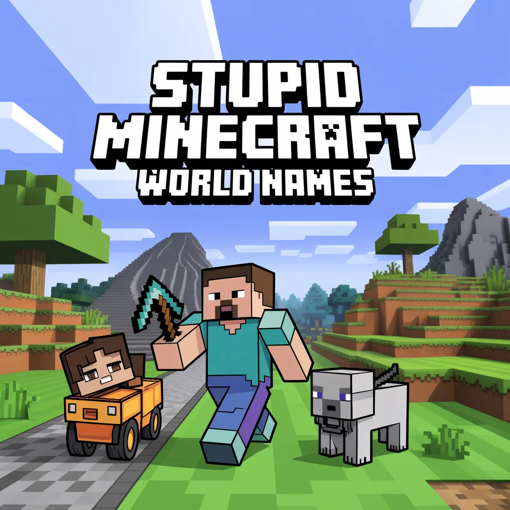 Stupid Minecraft World Names