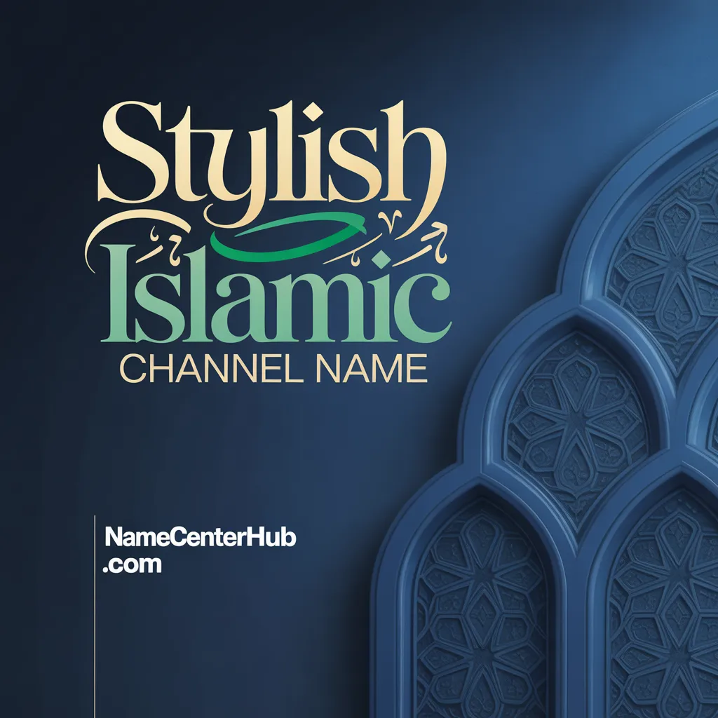 Stylish Islamic Channel Name
