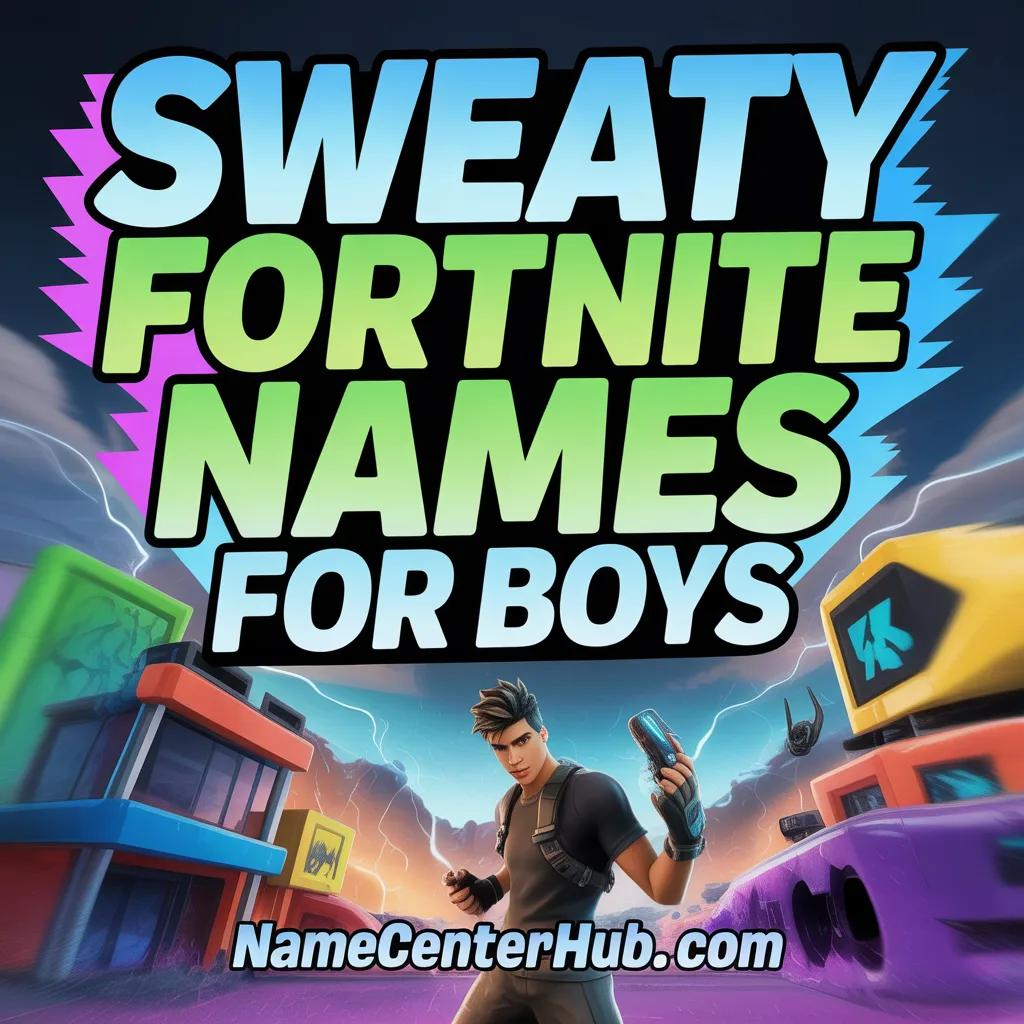 Sweaty Fortnite Names for Boys