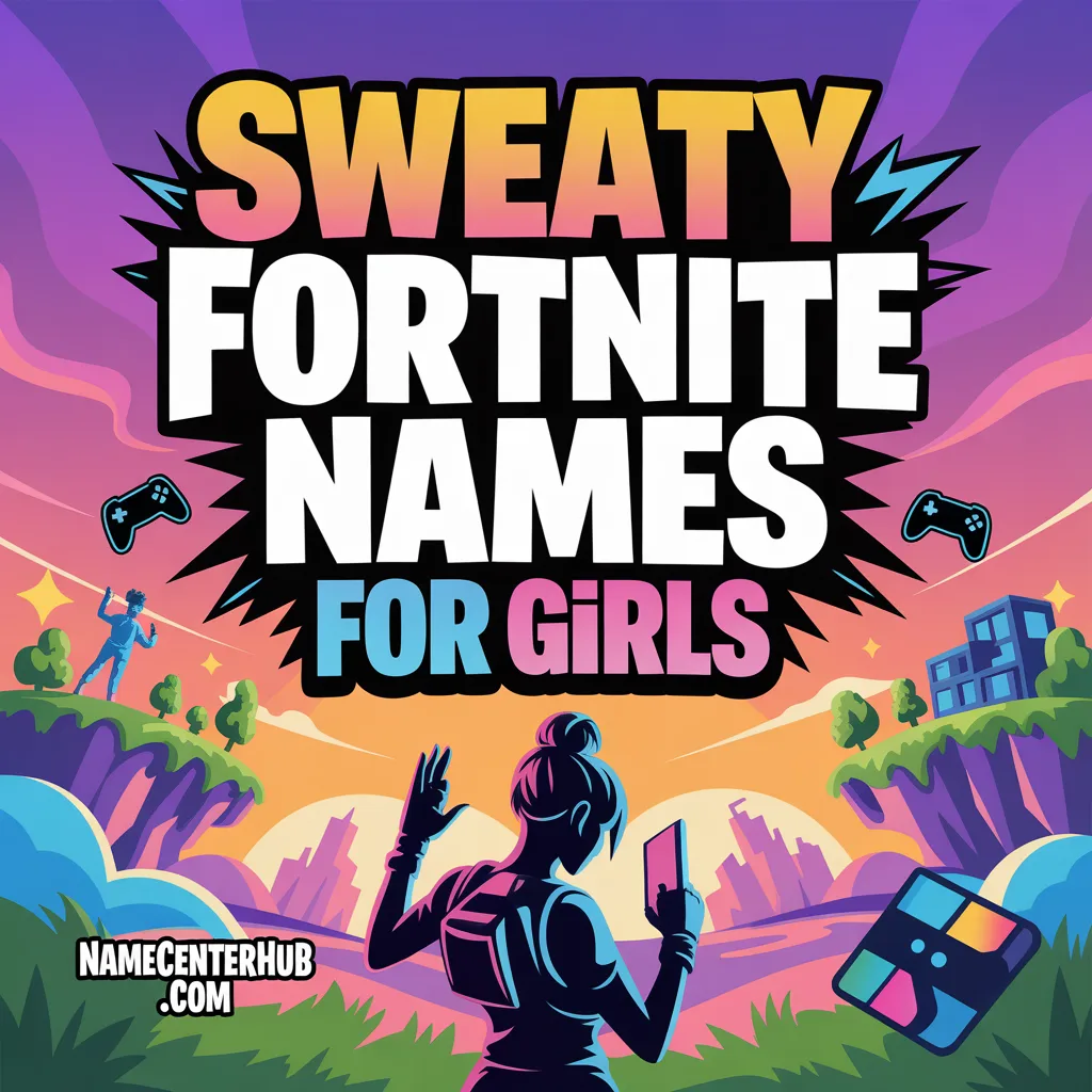 Sweaty Fortnite Names for Girls