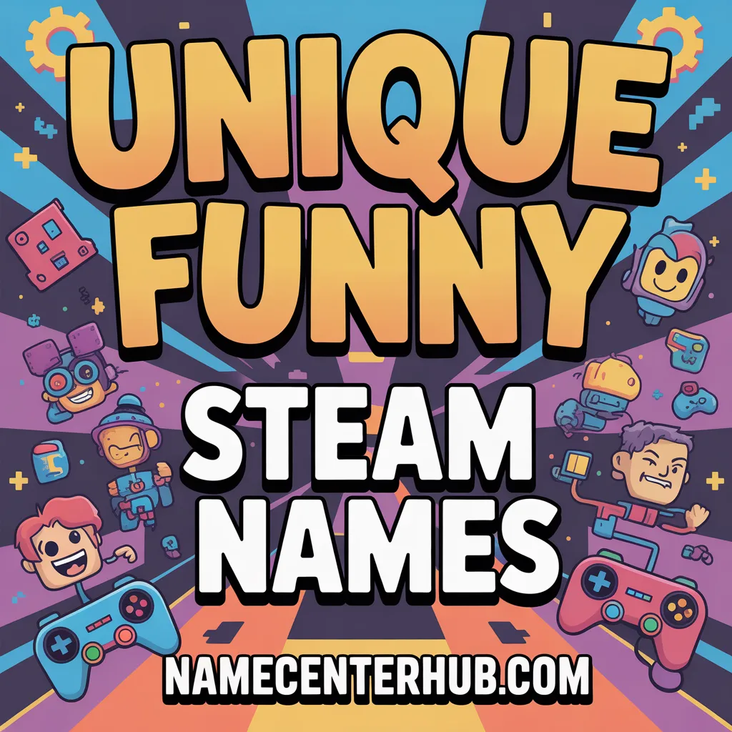 Unique Funny Steam Names