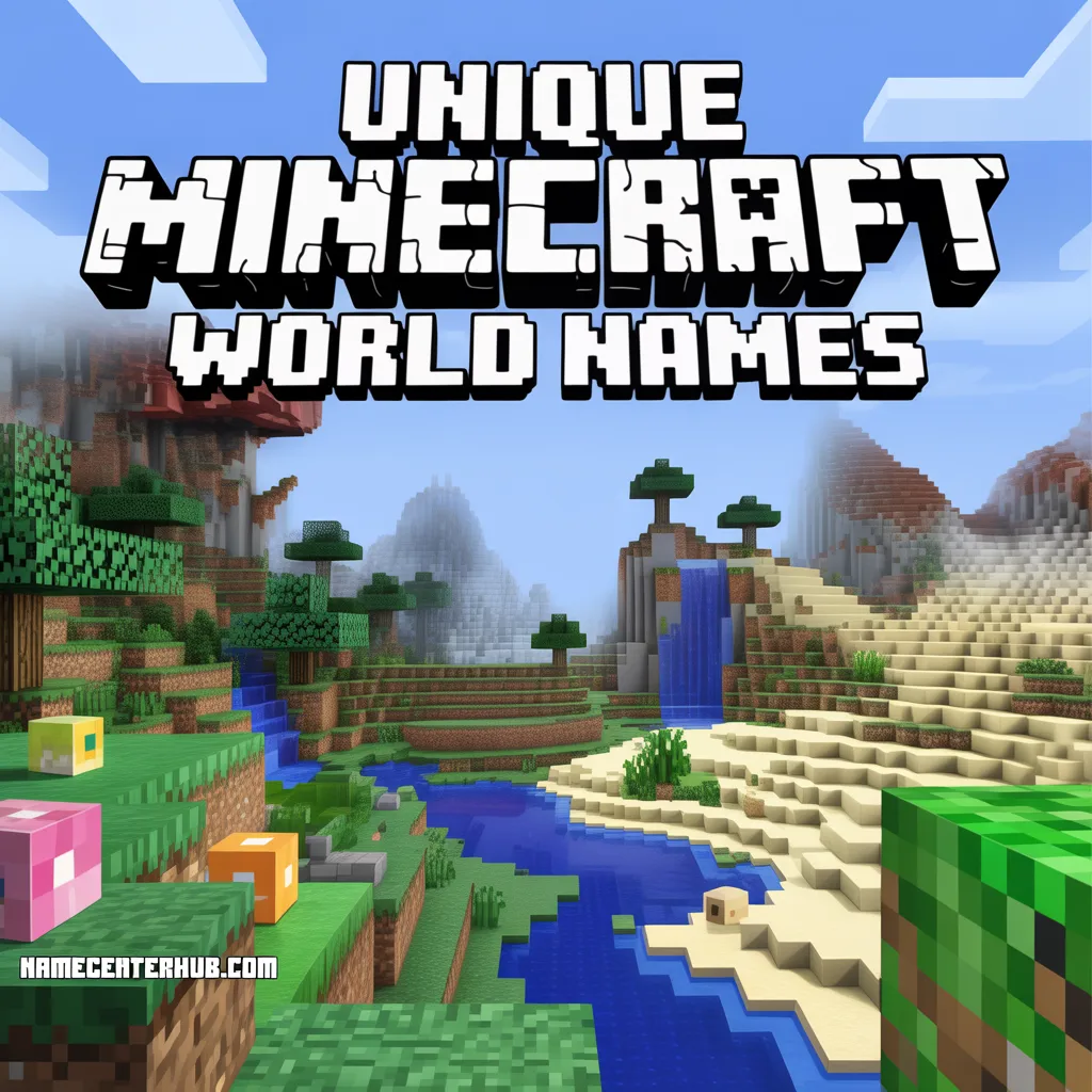 Unique Minecraft World Names