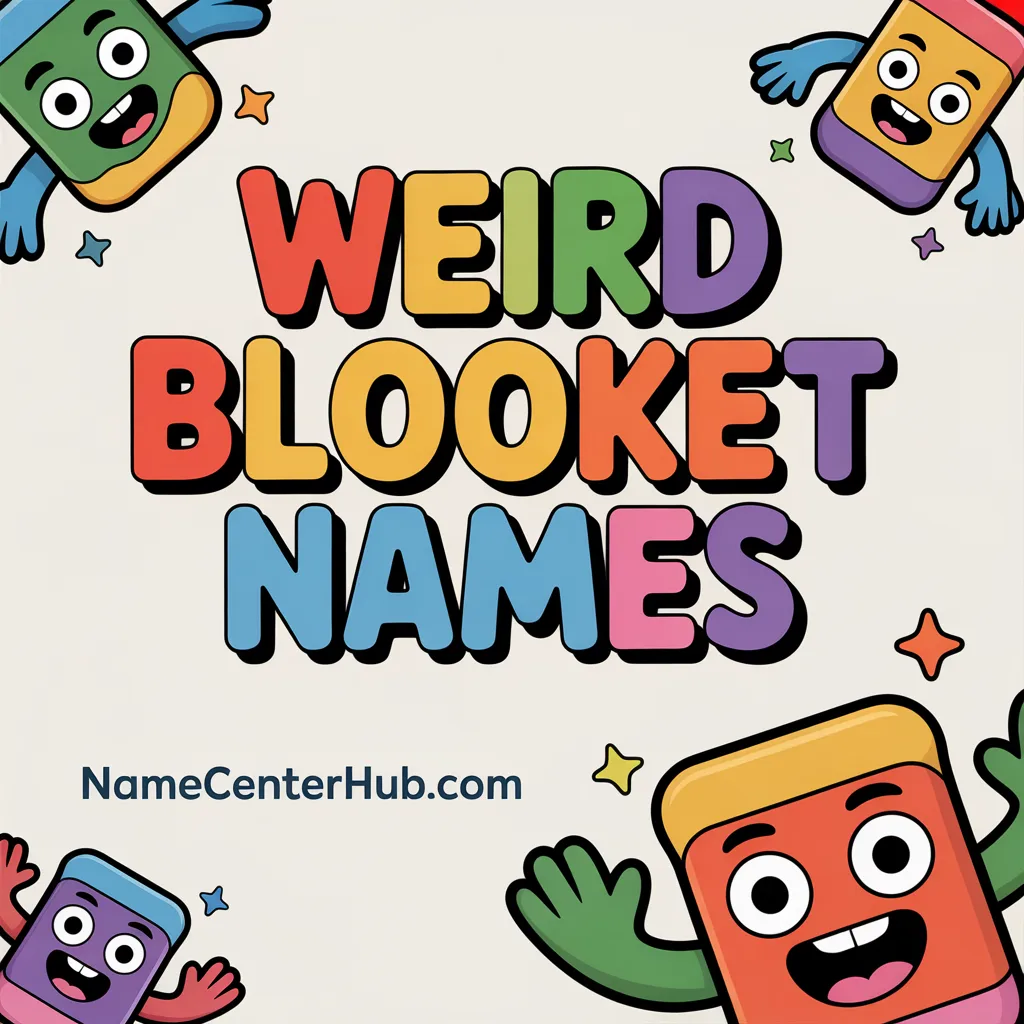 Weird Blooket Names
