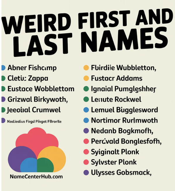Weird First and Last Names