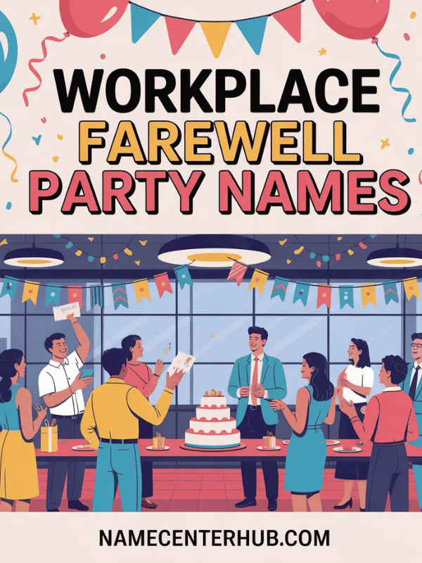 Workplace Farewell Party Names