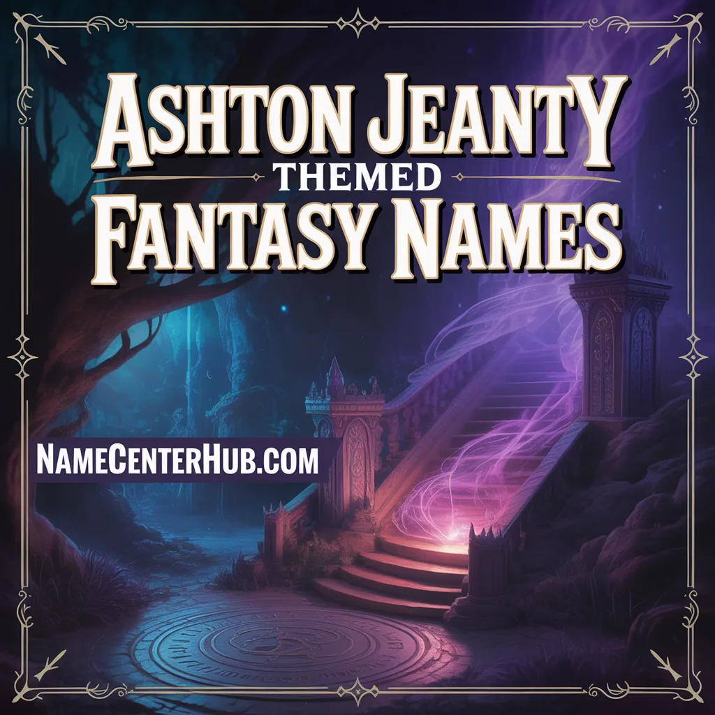 Ashton Jeanty Themed Fantasy Names