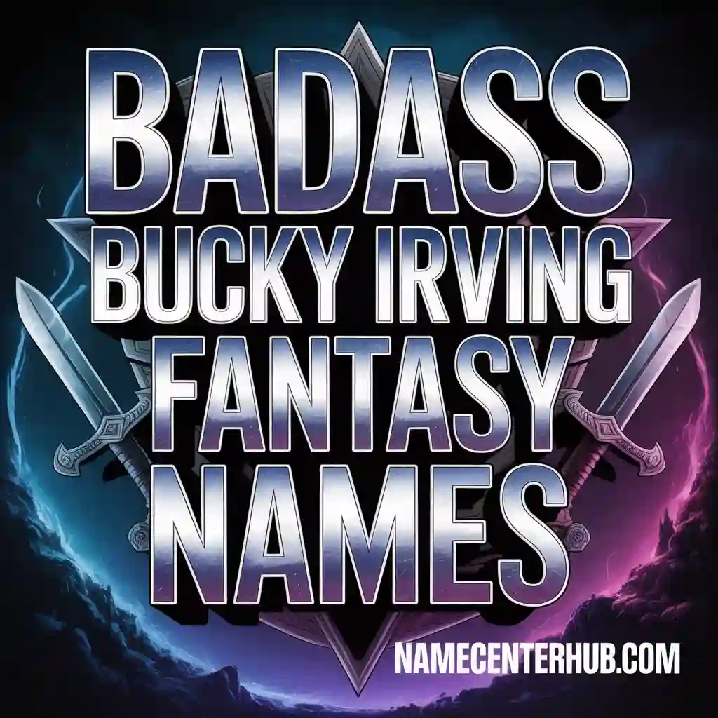 Badass Bucky Irving Fantasy Names