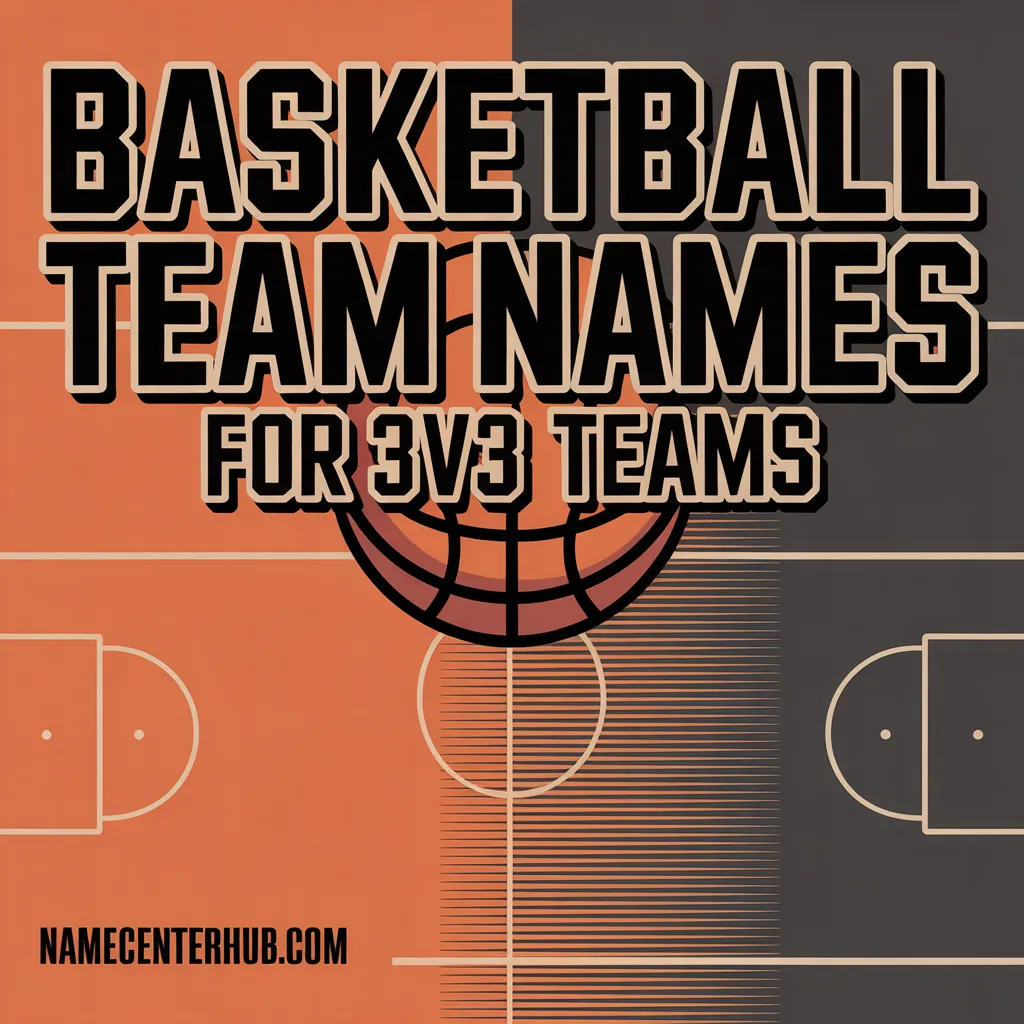 Basketball Team Names for 3v3 Teams