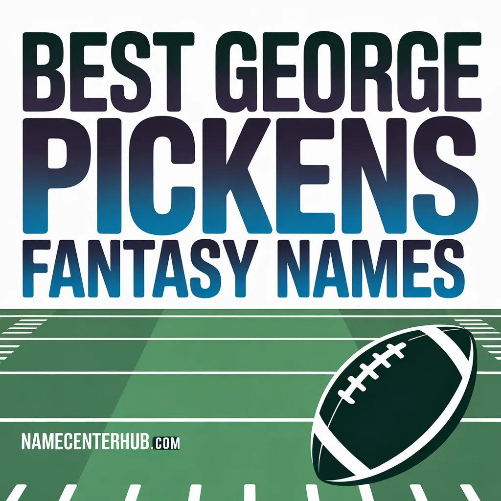 Best George Pickens Fantasy Names
