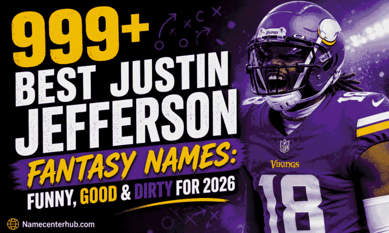 Best Justin Jefferson Fantasy Names