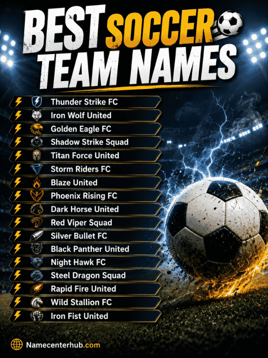Best Soccer Team Names