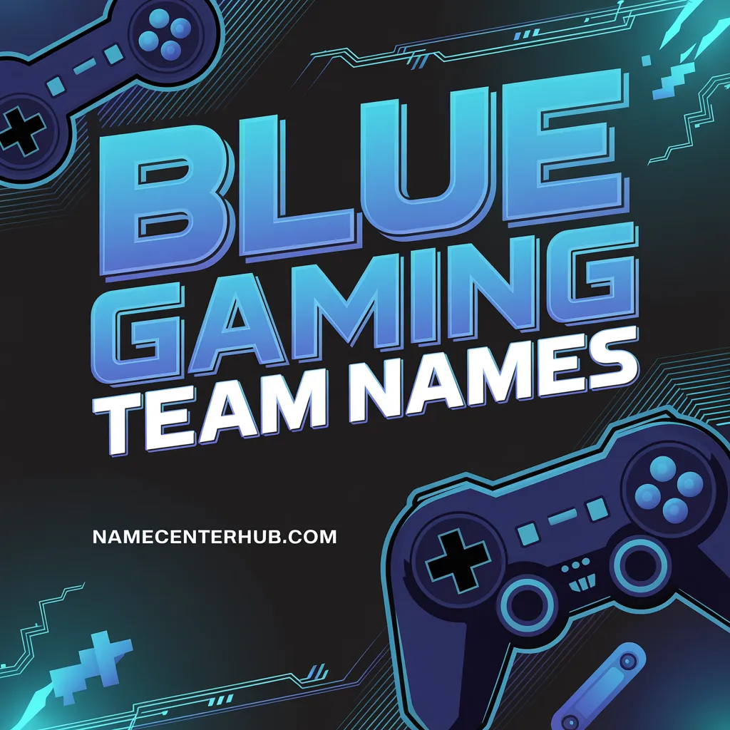 Blue Gaming Team Names