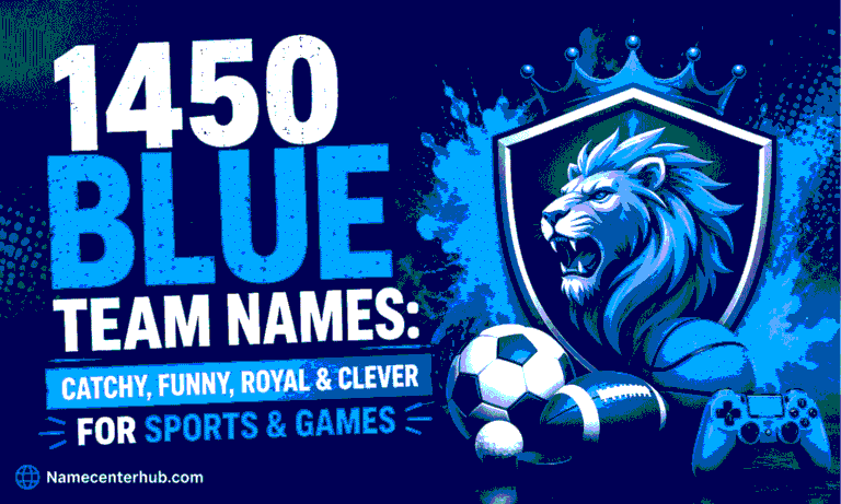 Blue Team Names