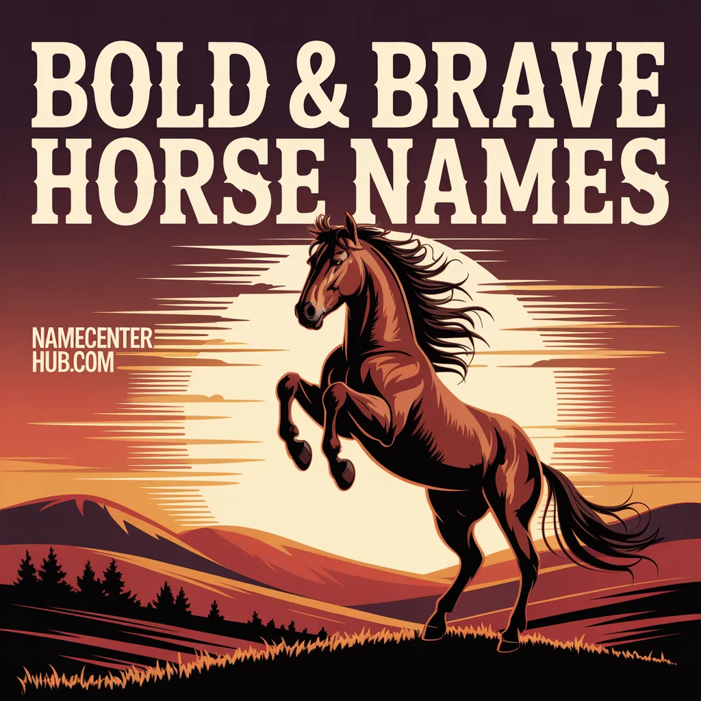 Bold & Brave Horse Names