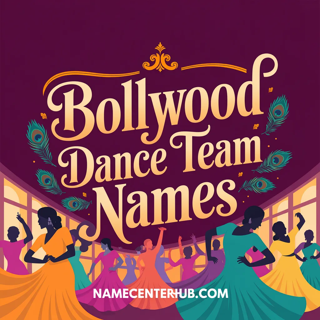 Bollywood Dance Team Names