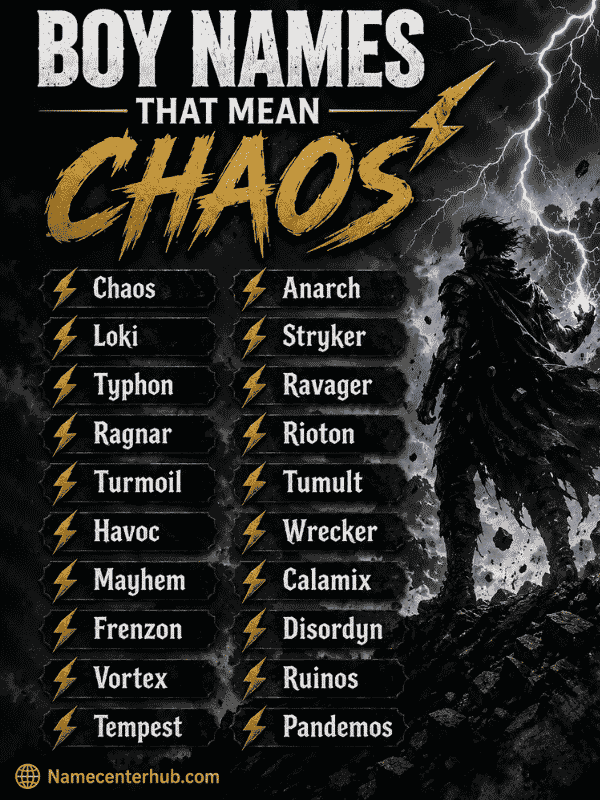 Boy Names That Mean Chaos