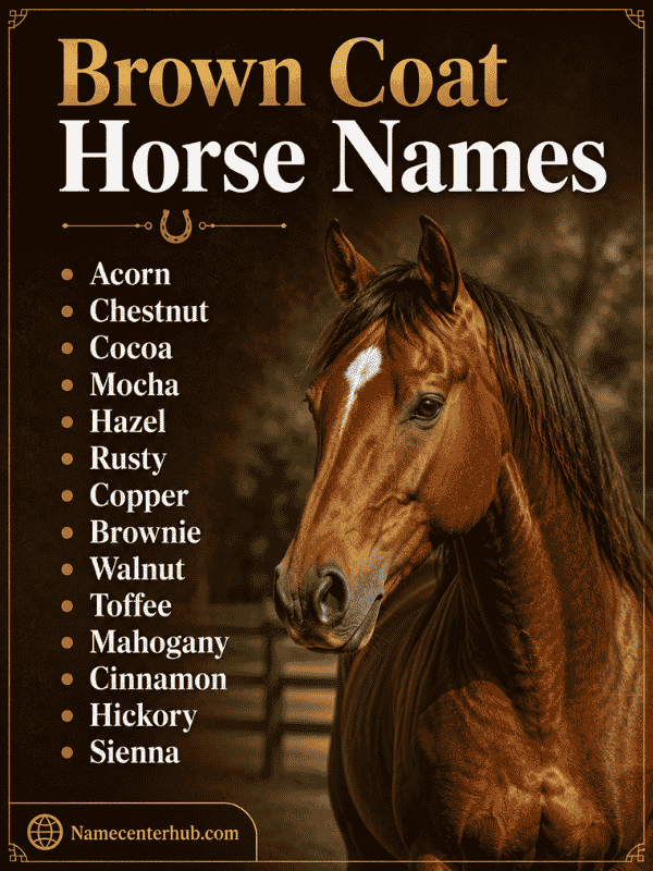 Brown Coat Horse Names