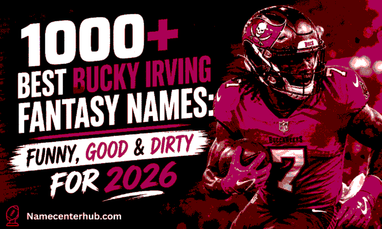 Bucky Irving Fantasy Names