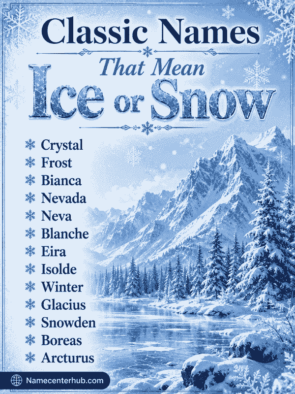 Classic Names That Mean Ice or Snow