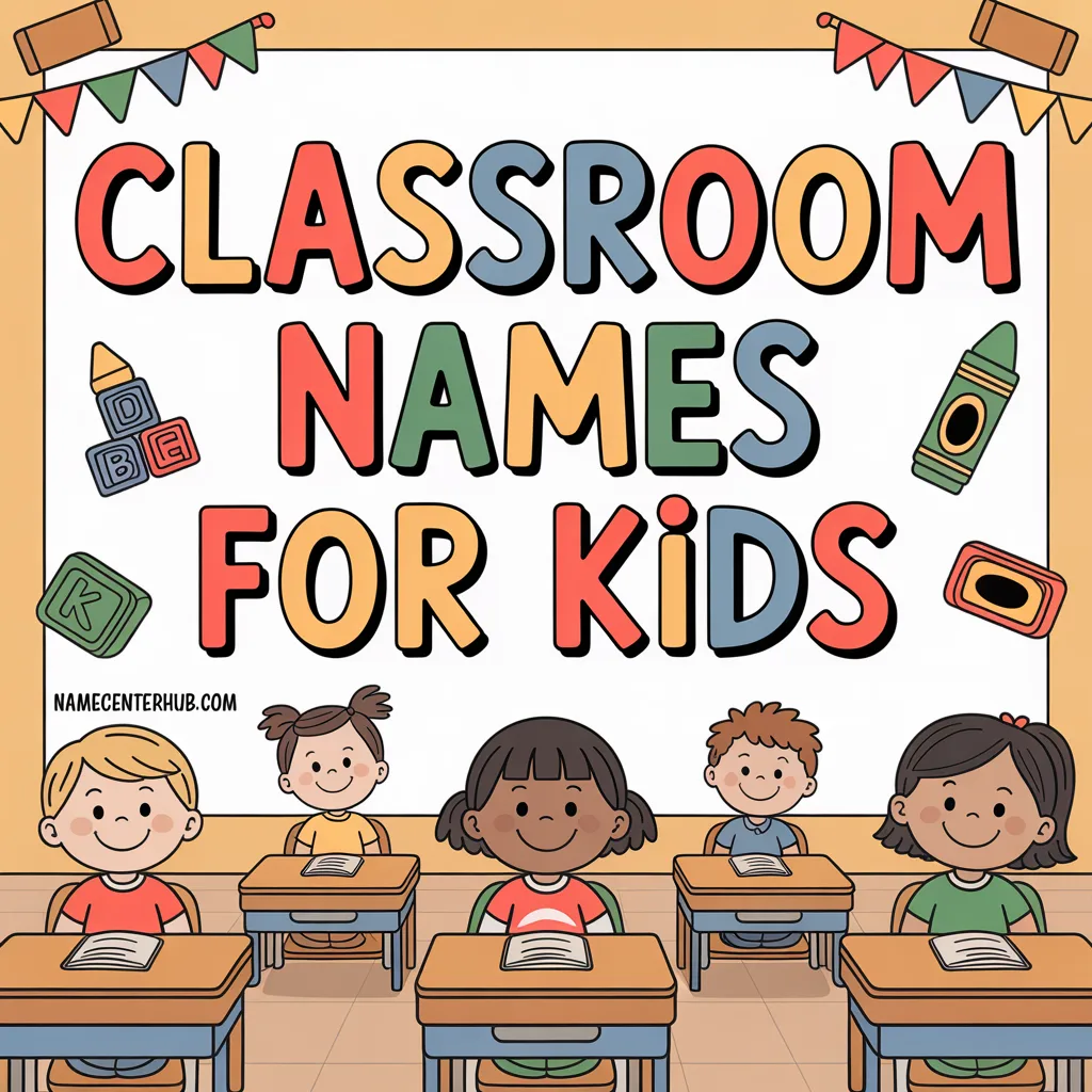 Classroom Names For Kids