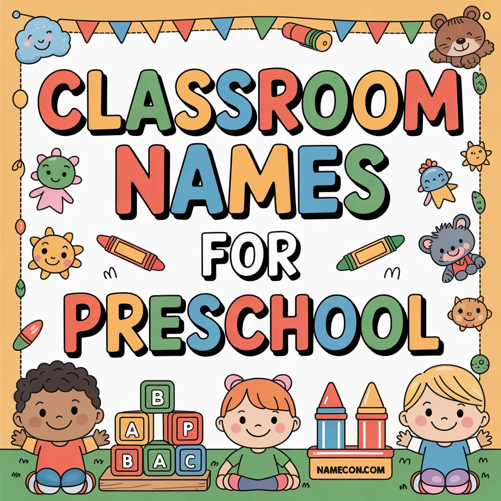Classroom Names For Preschool