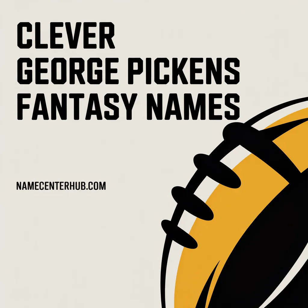 Clever George Pickens Fantasy Names