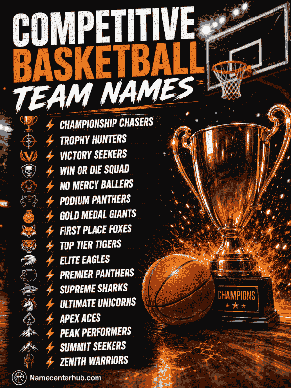 Competitive Basketball Team Names