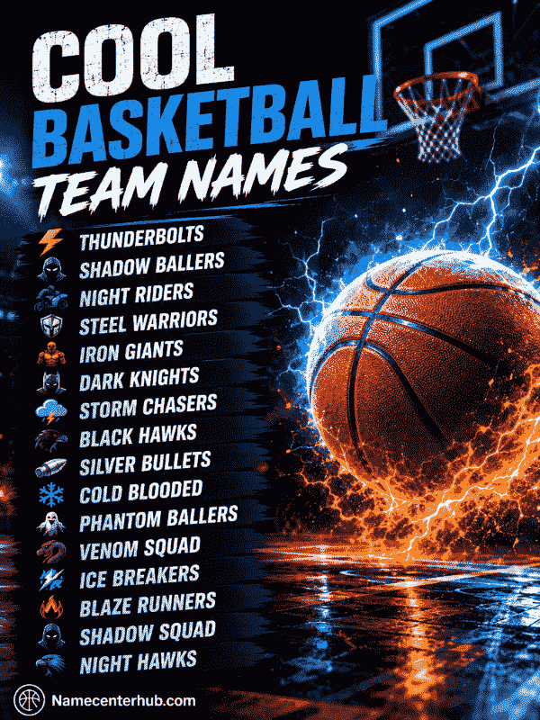 Cool Basketball Team Names