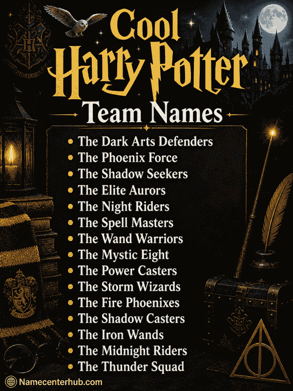 Cool Harry Potter Team Names